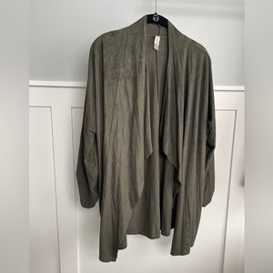 Suede-like jacket